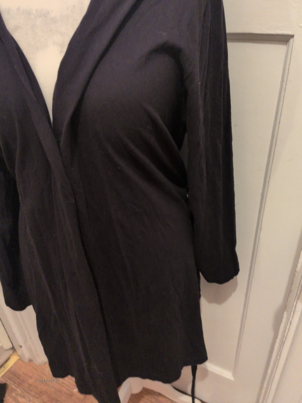 Peacocks 18-20 Black Robe Gown
