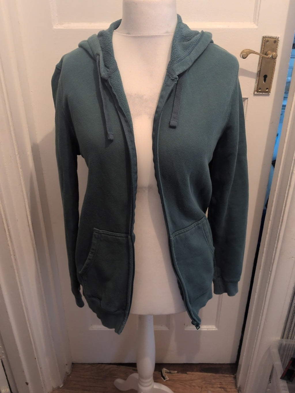 Easy Medium Teal Full Zip Hoodie