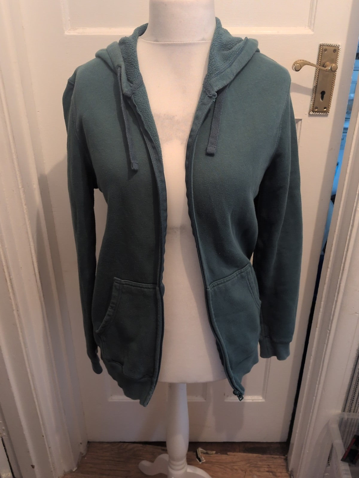 Easy Medium Teal Full Zip Hoodie