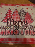Brand New Cushion Covers Christmas Tree Merry Christmas Set Of 3