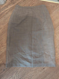 Best La Redoute Small Beige Split Hem Lined Skirt