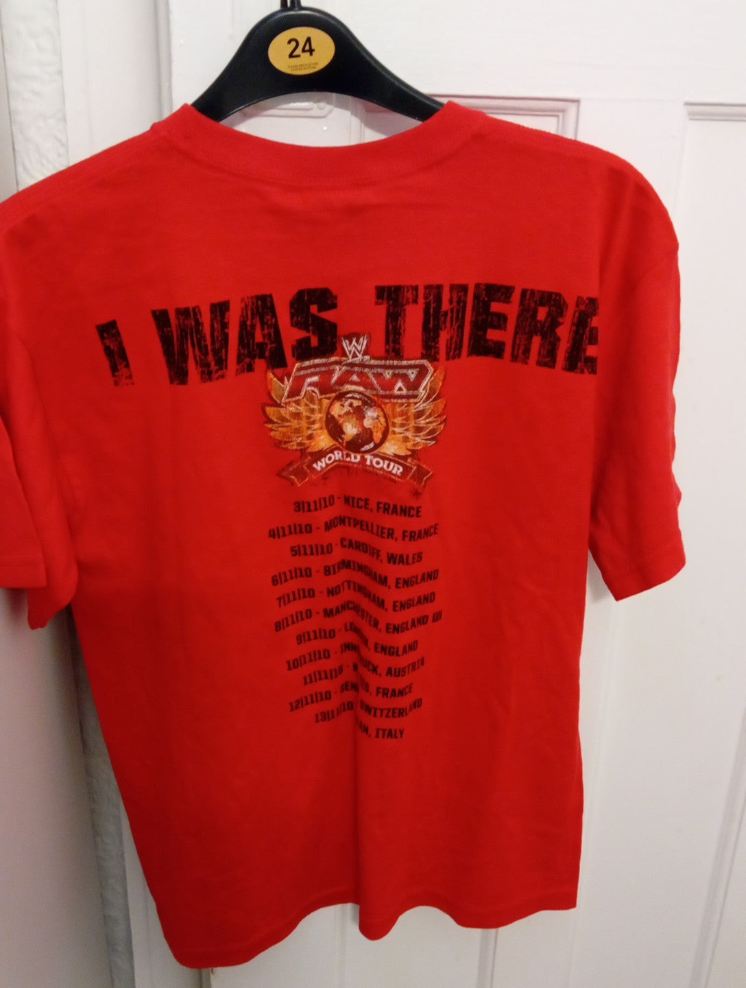 Boys World Wrestling T.Shirt Med  Youth