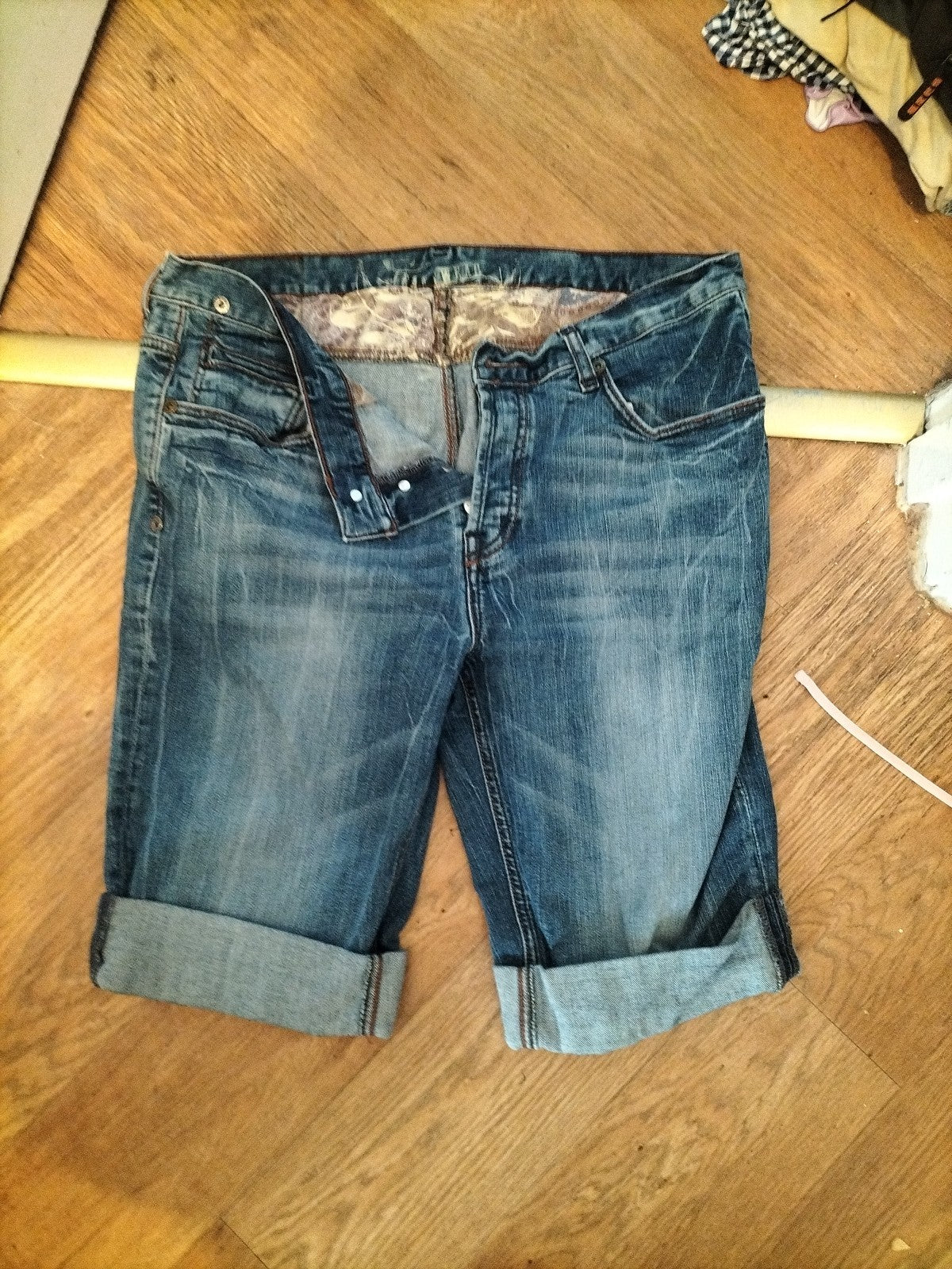 River Island 36w Denim Shorts