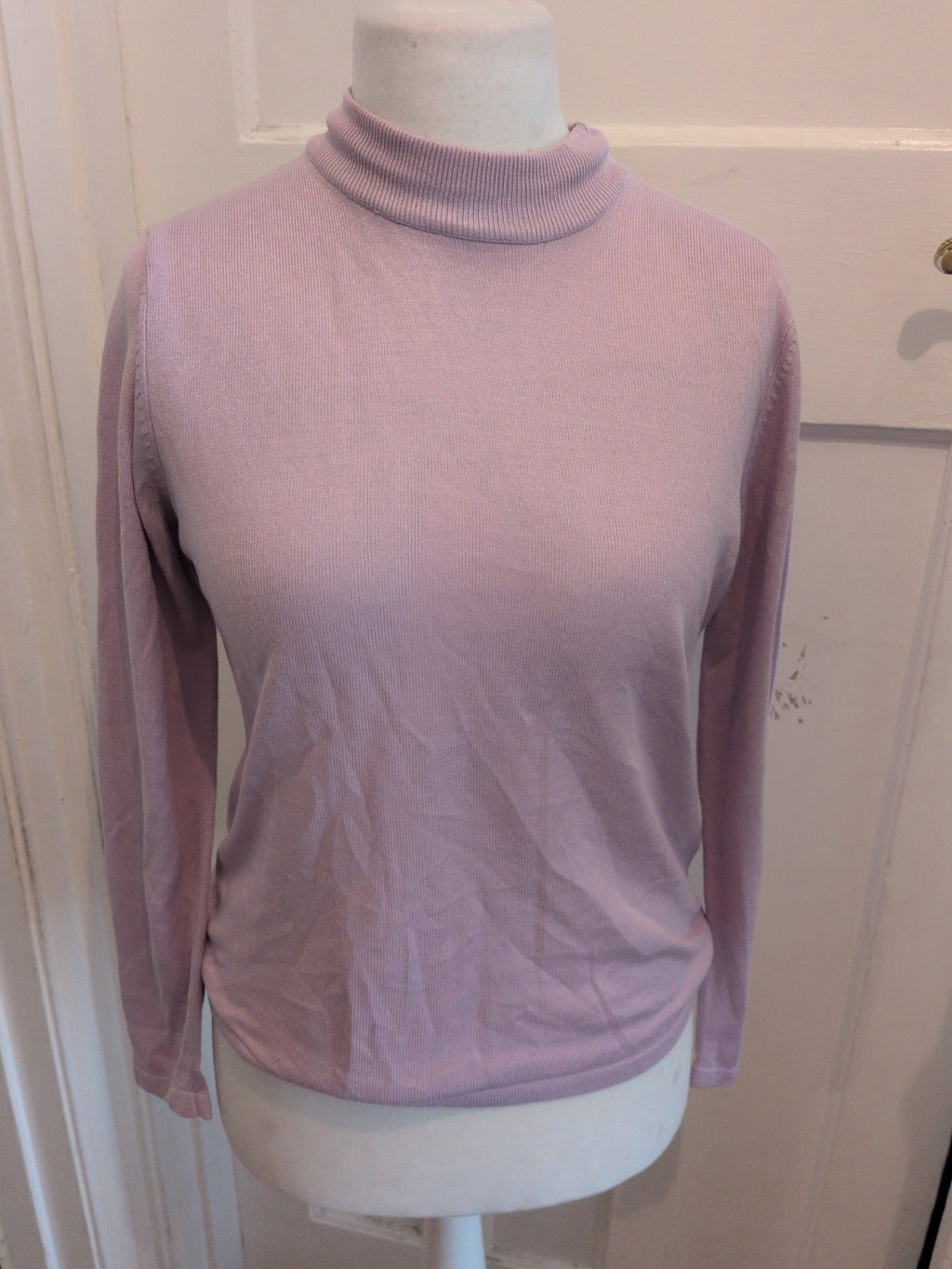 Marks And Spencers 10 Lilac Lightweight Jumper