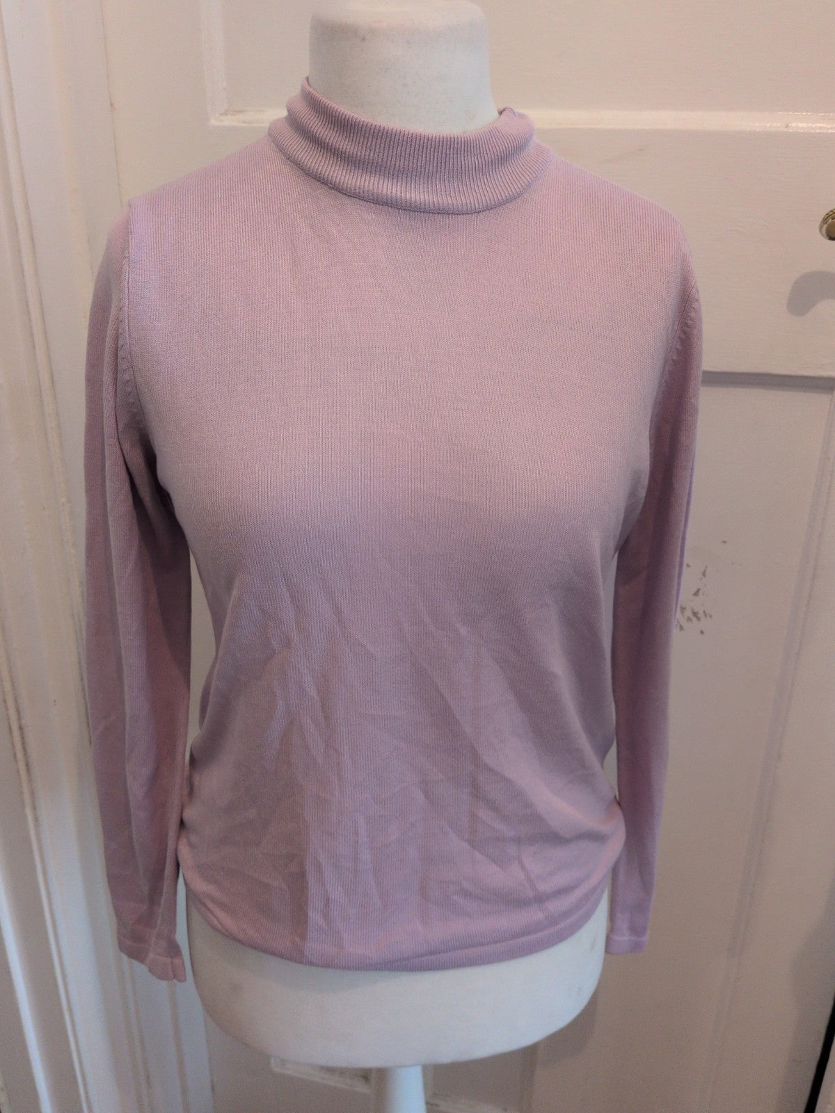 Marks And Spencers 10 Lilac Lightweight Jumper