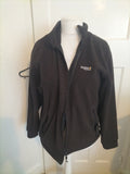 Mens Regatta Size M Black Zipped Jumper Long Sleeved