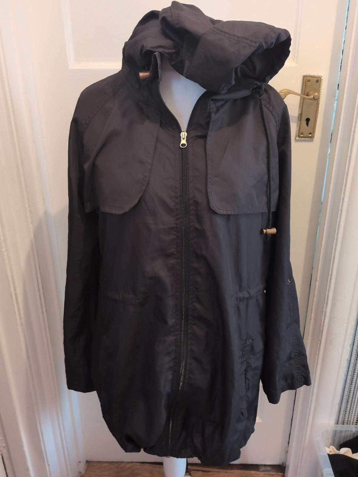 Ladies Denim&Co Size Small Parka In A Pocket