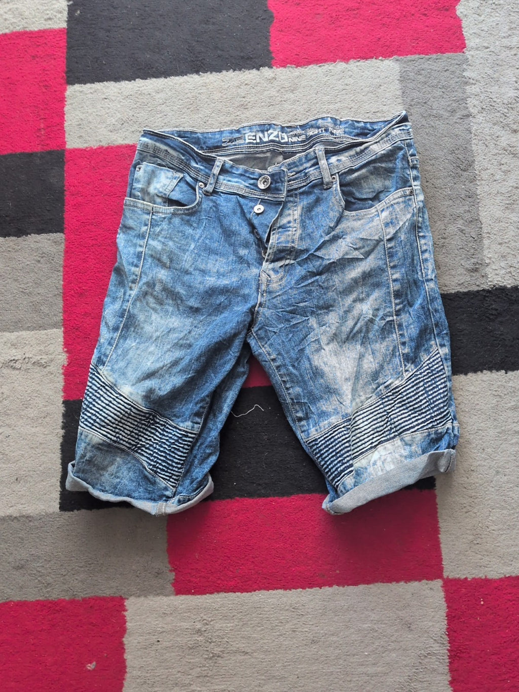 Enzo 32" Denim Shorts