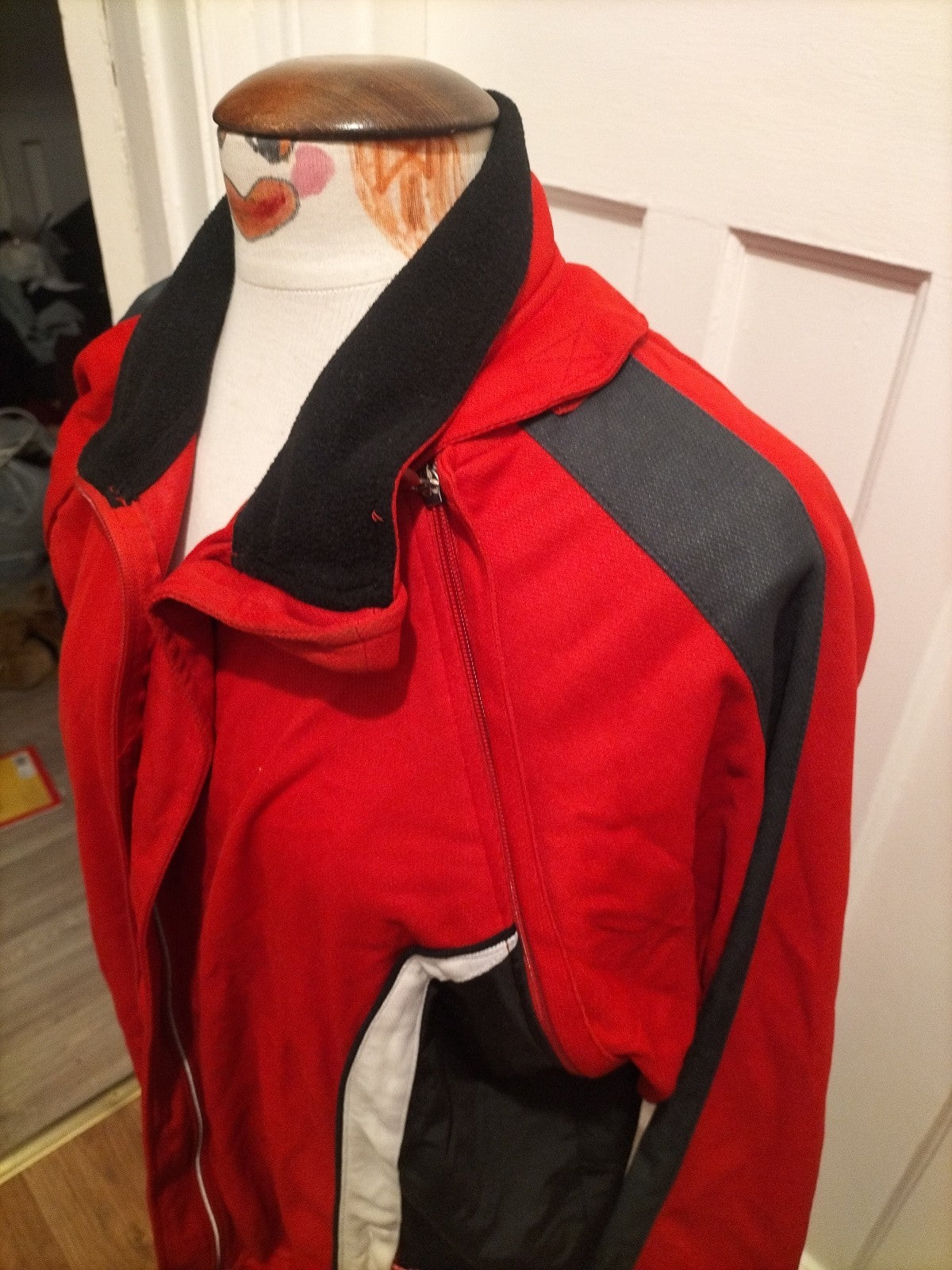 Unisex Crane Size XL Red Zip Through Jacket