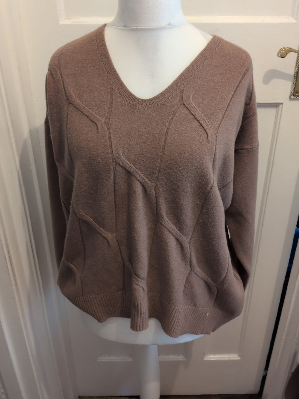 Pm 2xl/3xl Brown Pullover Jumper Soft
