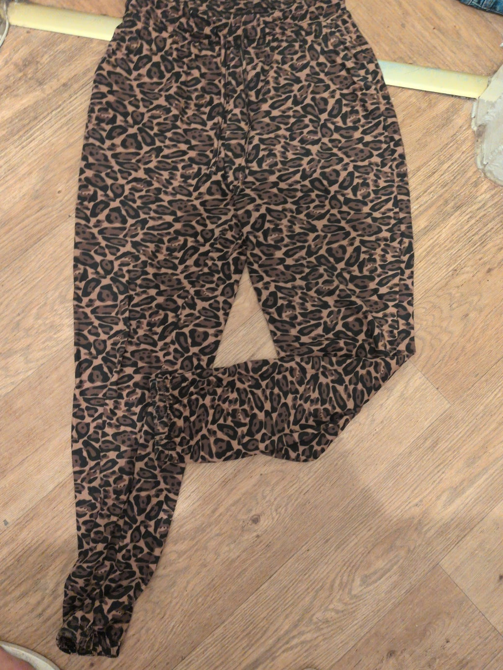Matalan Small Leopard Print Elasticated Trousers