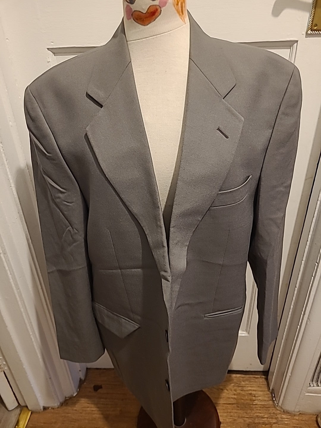 Mens BHS Size 42R Sage Padded Lined Blazer