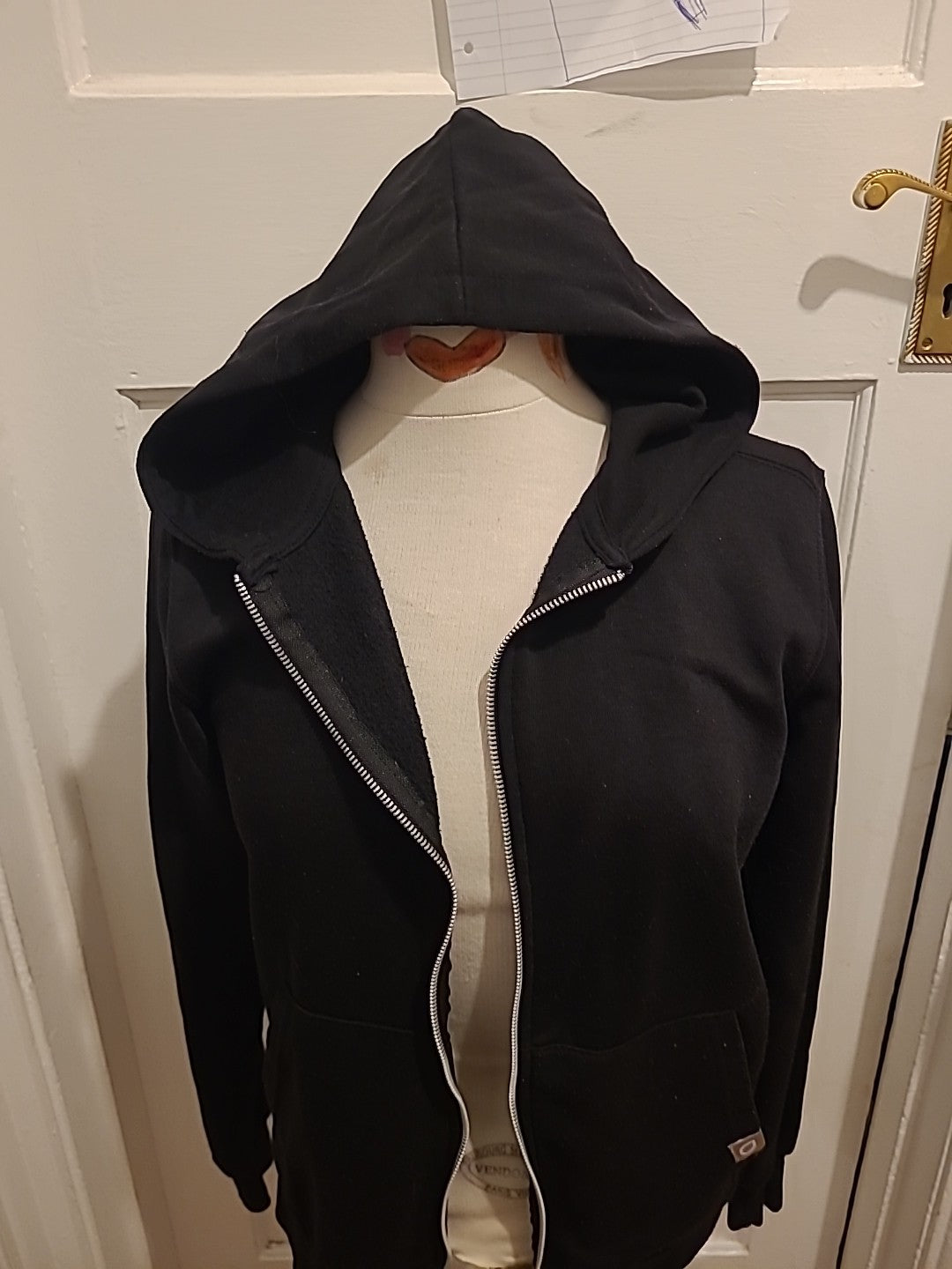 Mens Juice O Size XS Black Zipper Through Jacket