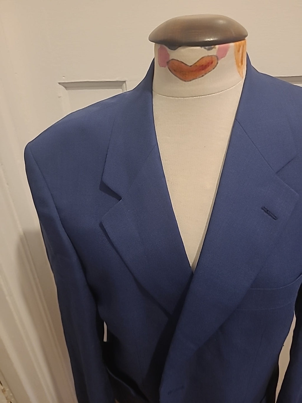 Mens Cruise Size 40S Navy Lined Padded Blazer Jacket