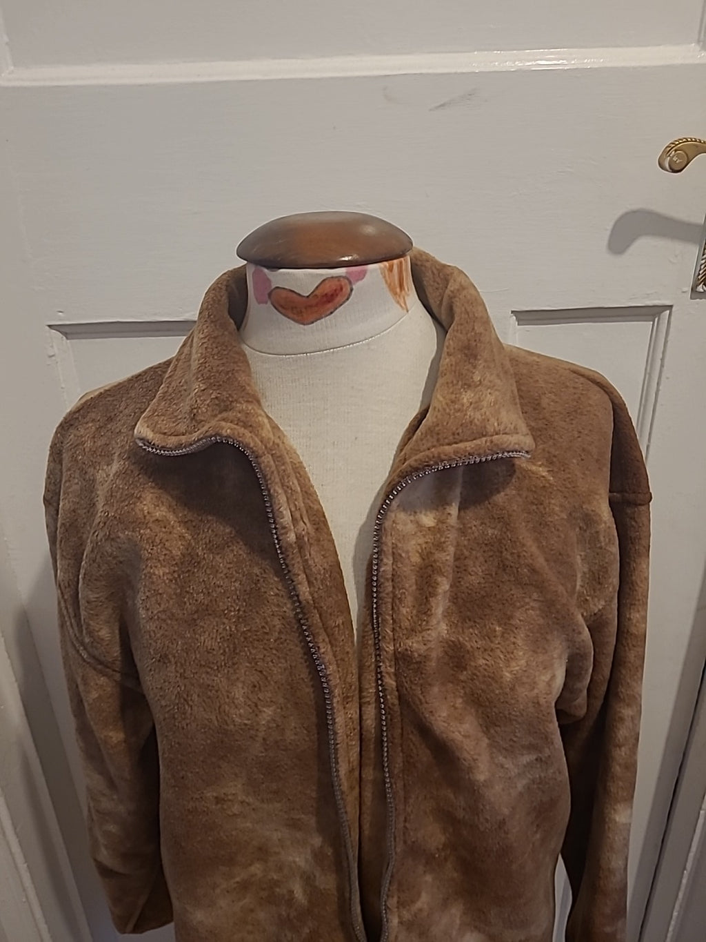 Ladies Sportiva Size Large Light Brown Zip Through Jacket