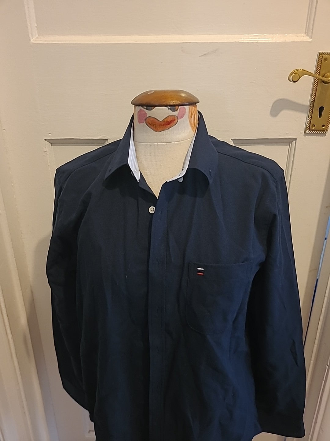 Mens Size 40" Black Long Sleeved Shirt