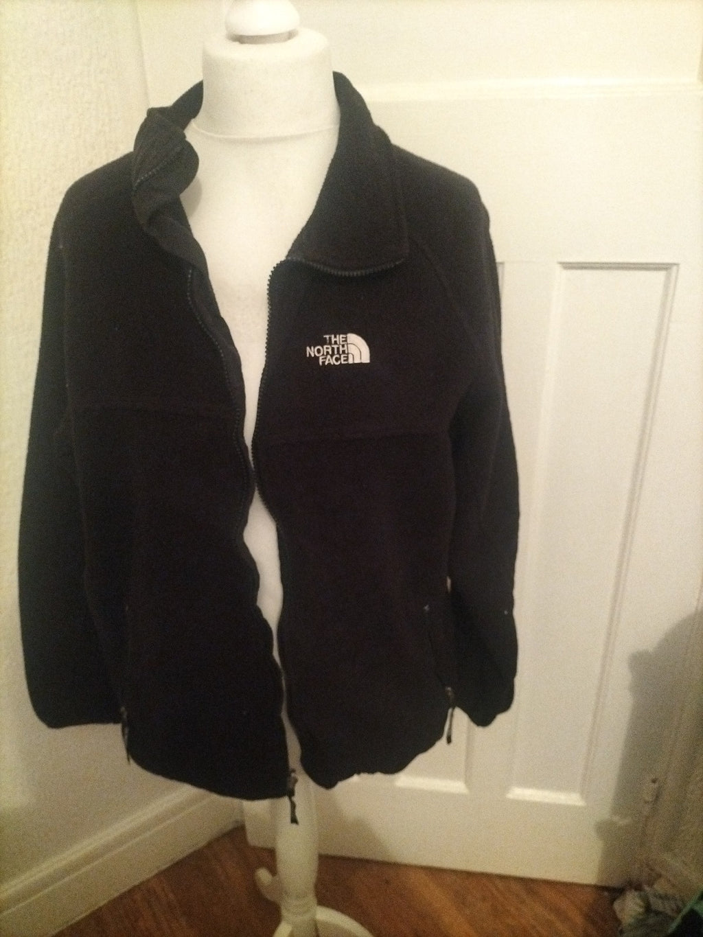 Mens The North Face Size Large Black Jacket Zipped