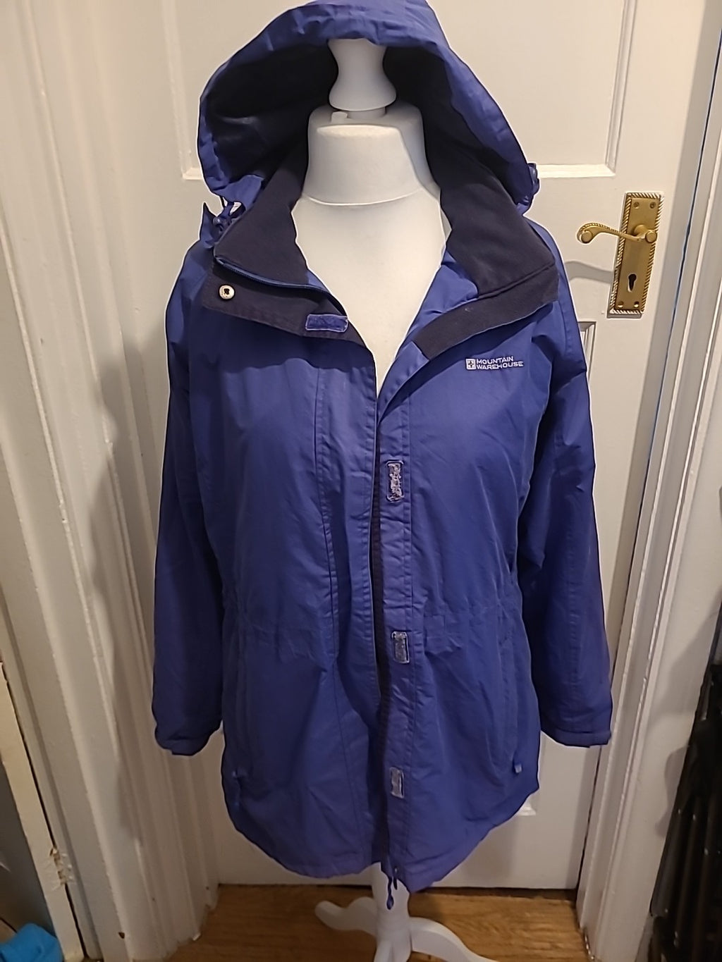 Ladies Mountain Warehouse Size 14 Purple Mesh Lined Coat