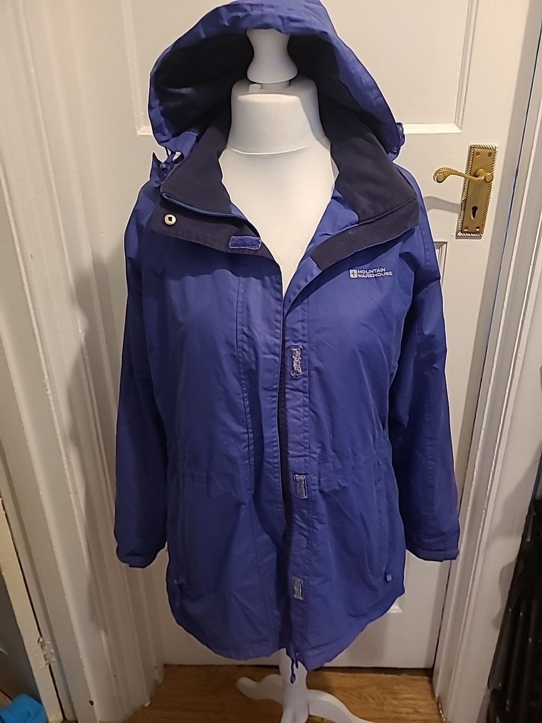Ladies Mountain Warehouse Size 14 Purple Mesh Lined Coat