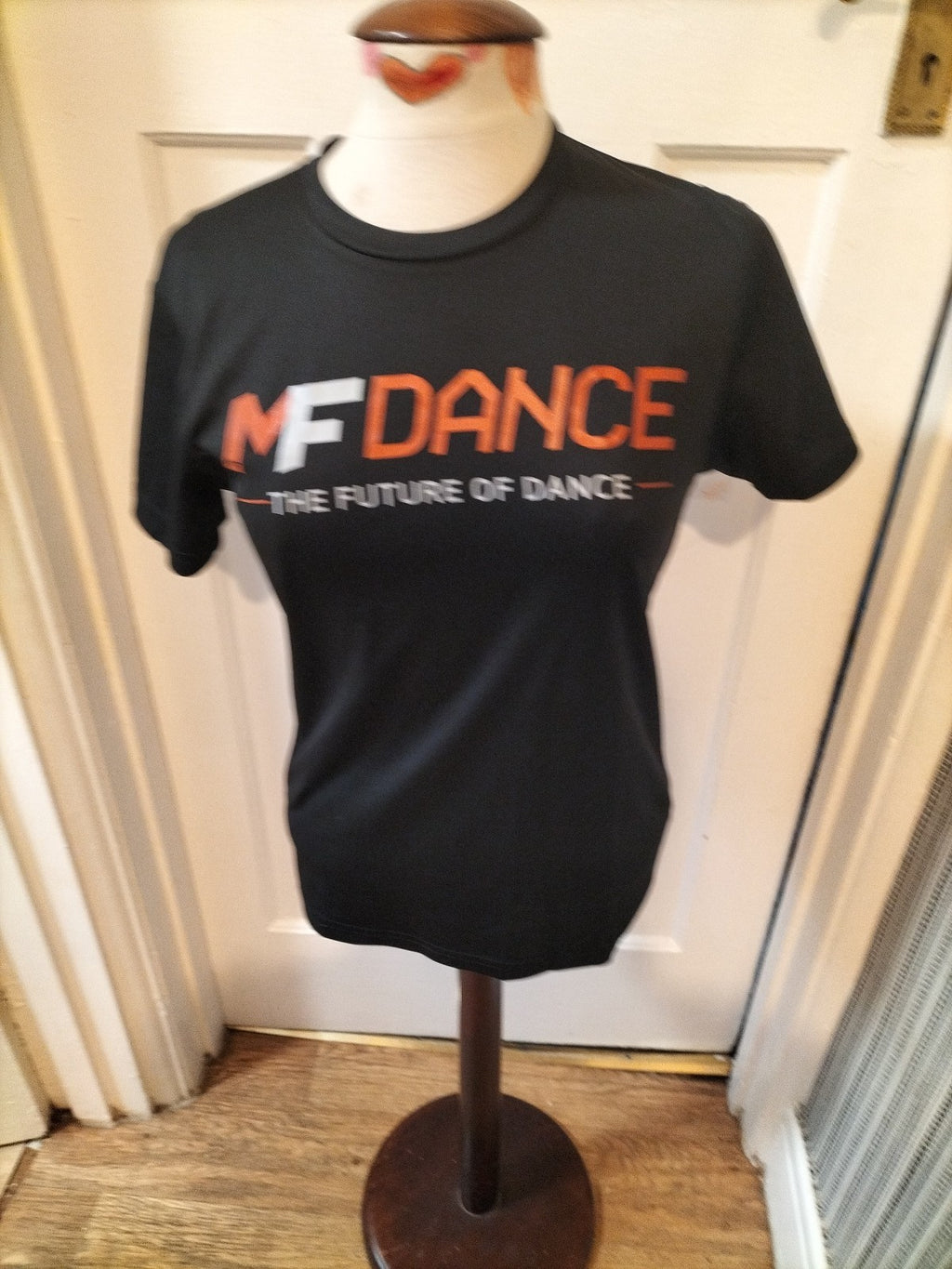 Ladies Just Dance Size Small Black Dancing T-shirt