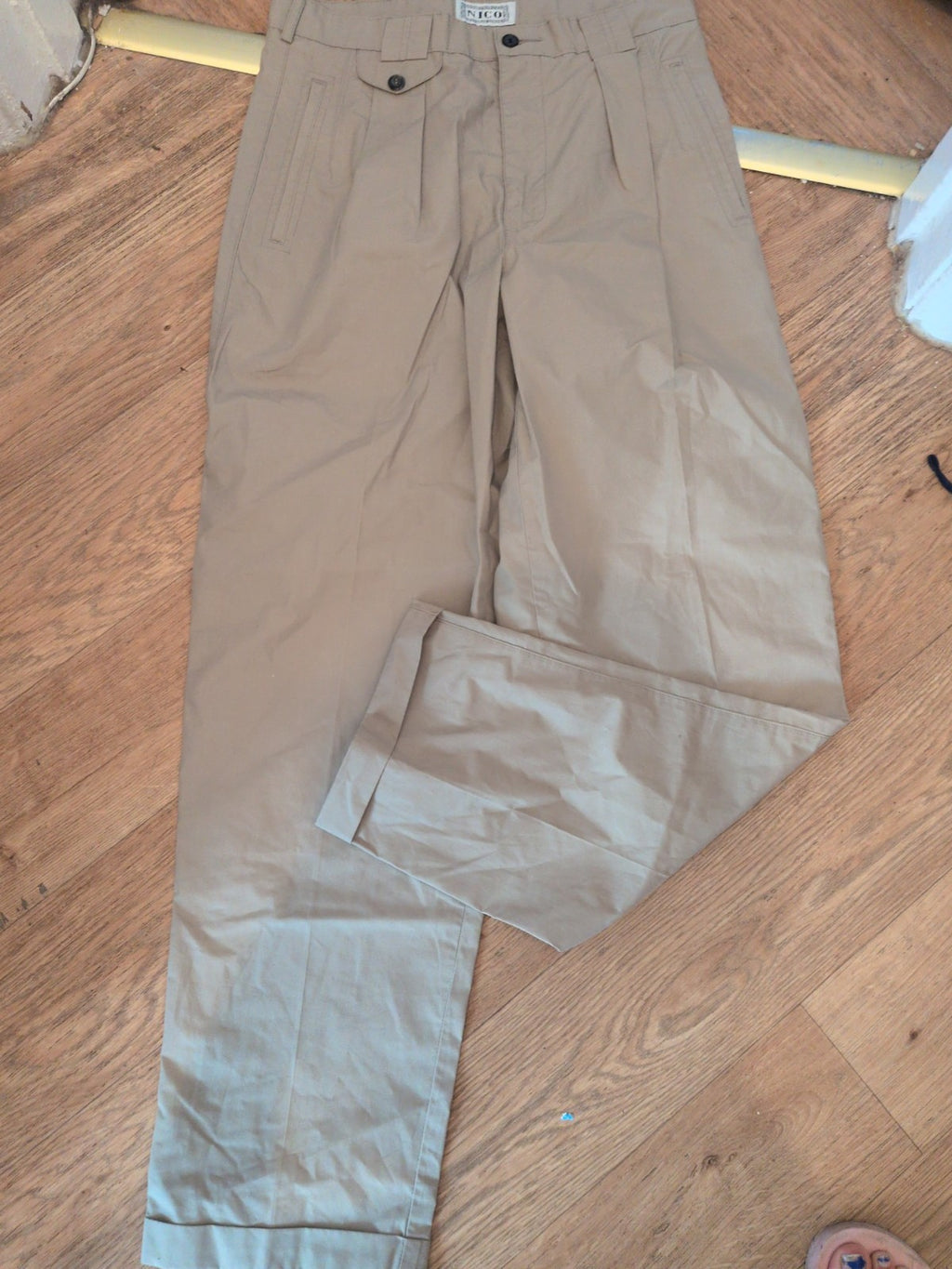 Nico 30R Light Khaki Trousers