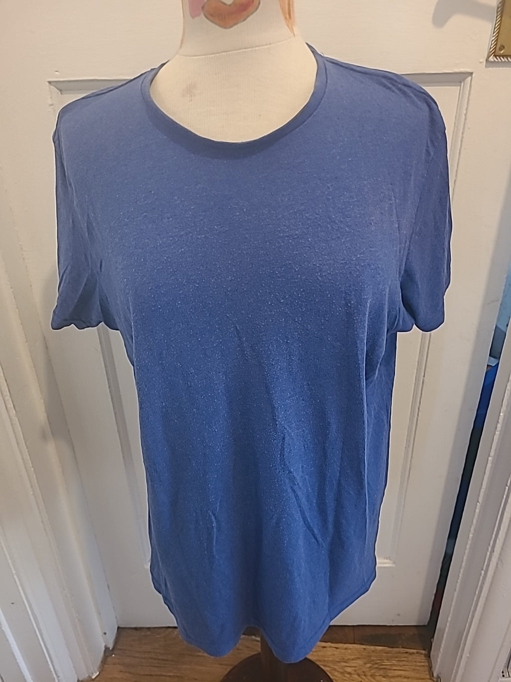 Mens Primark Size Large Slim Fit Navy Blue Tshirt