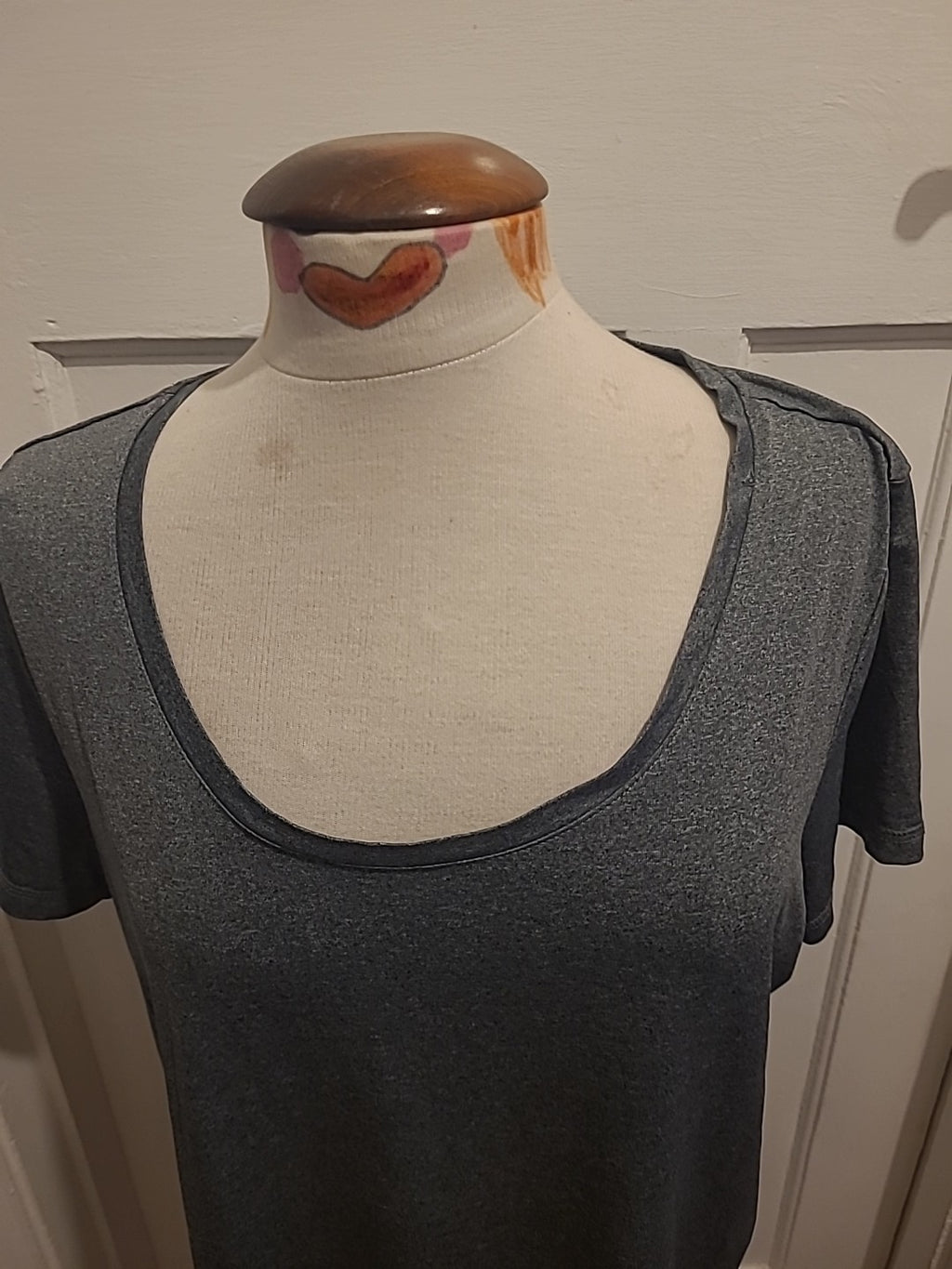 Ladies Target Size 20 Grey Activewear Short Sleeved Tshirt