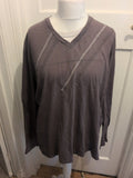 Next 2XL Browny Grey Long Sleeve T-shirt