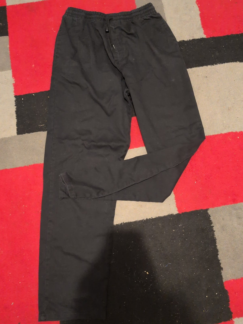 Russums Medium Reg Black Jogger