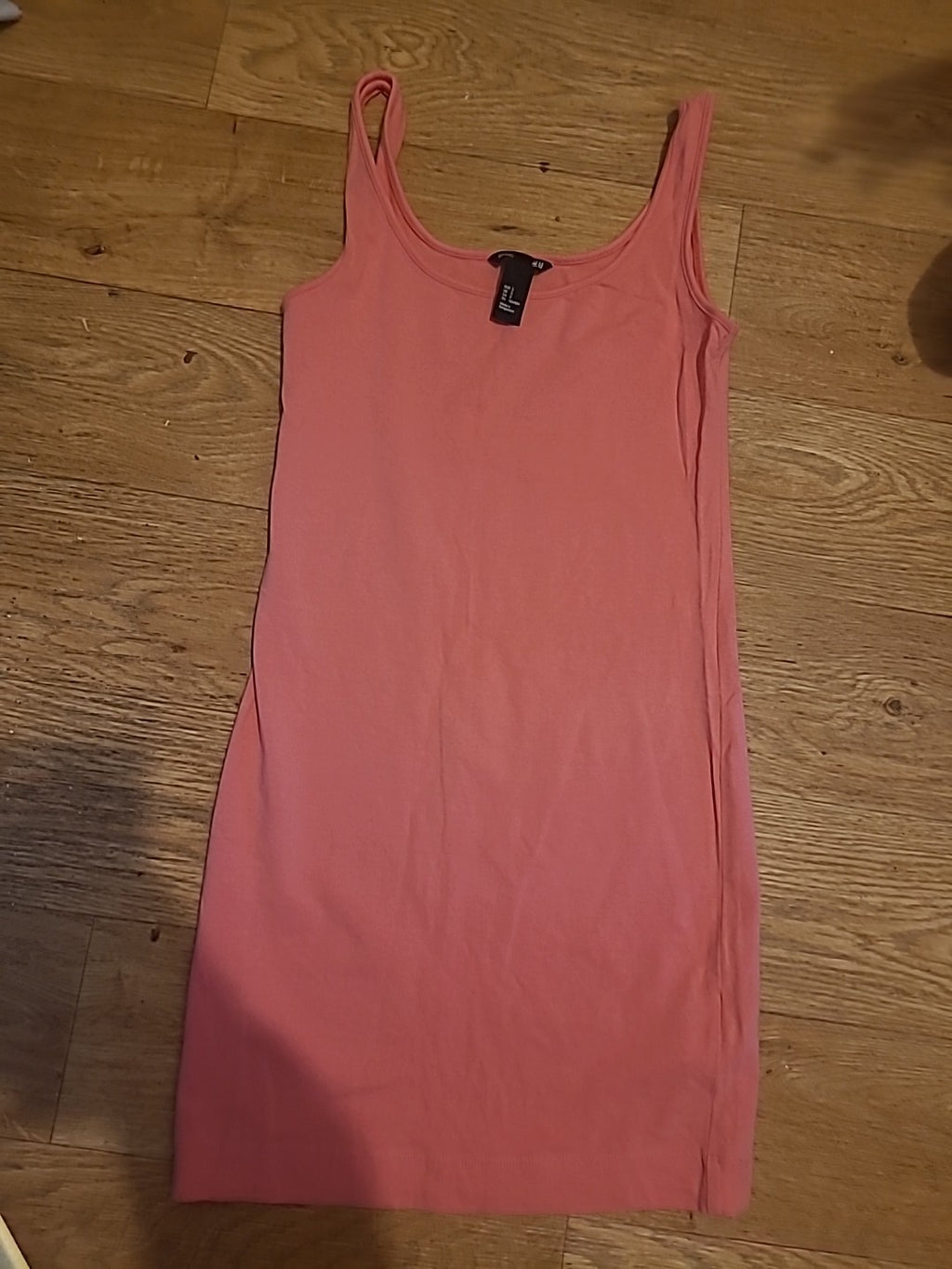 Ladies H&M Basic Size Small Pink Sleeveless Pencil Dress
