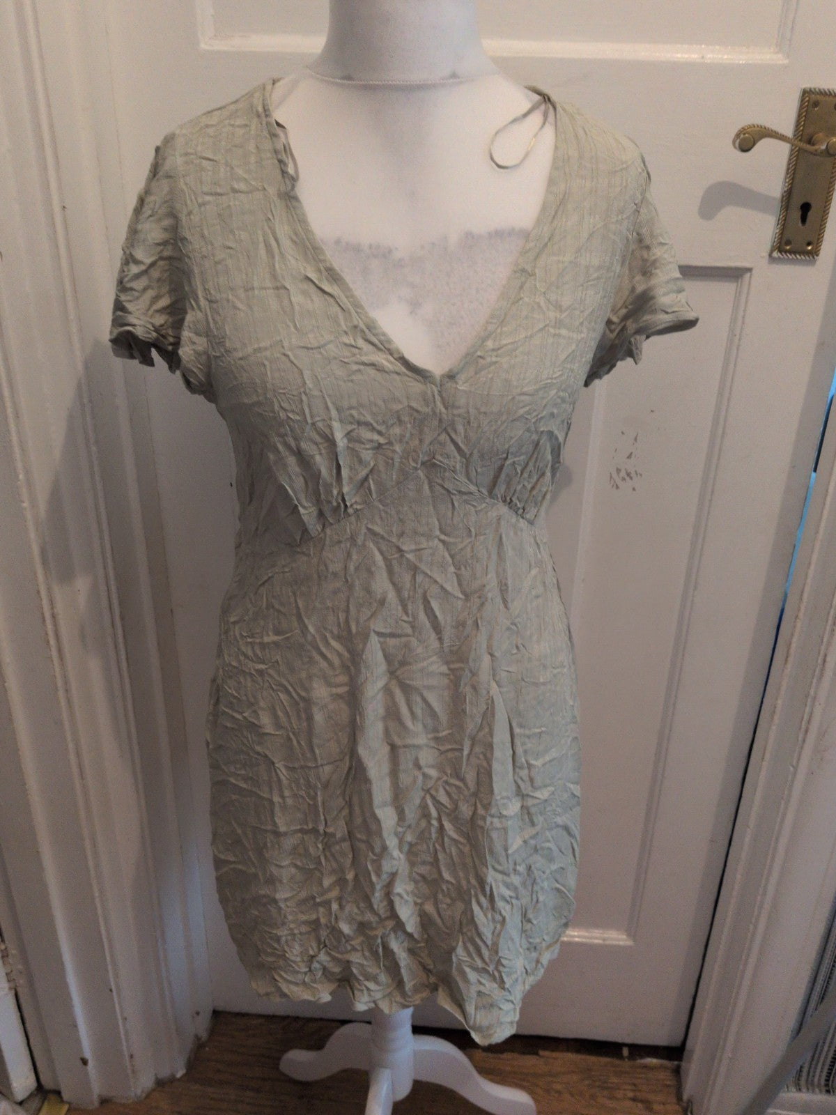 Brand New Primark 14 Pale Green Sleeveless Dress