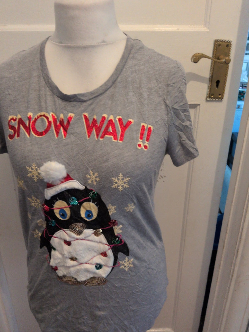 George Medium Penguin Christmas T-shirt