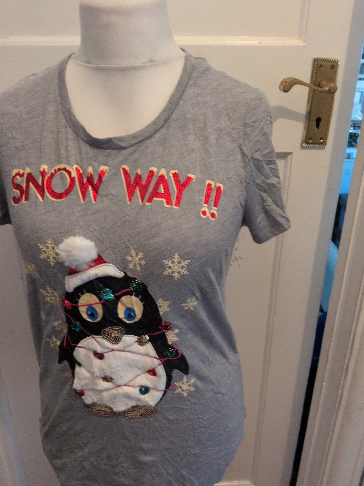 George Medium Penguin Christmas T-shirt
