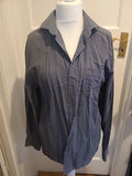 Mens Martinique Size XL Greyish Blue Long Sleeved Shirt