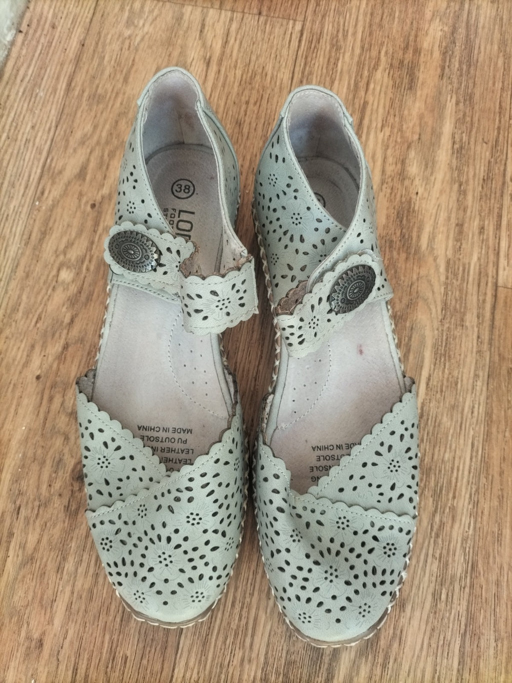Ladies Lorrella Footwear Size EU 38 Beige Slip On Sandals