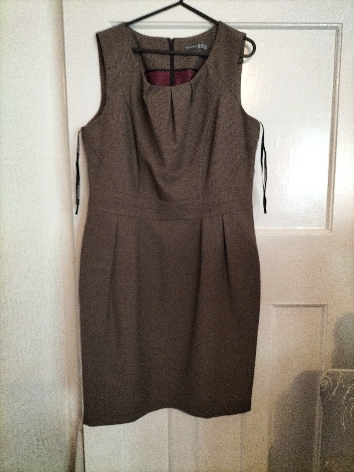 Ladies Primark Size 16 Grey Sleeveless Dress