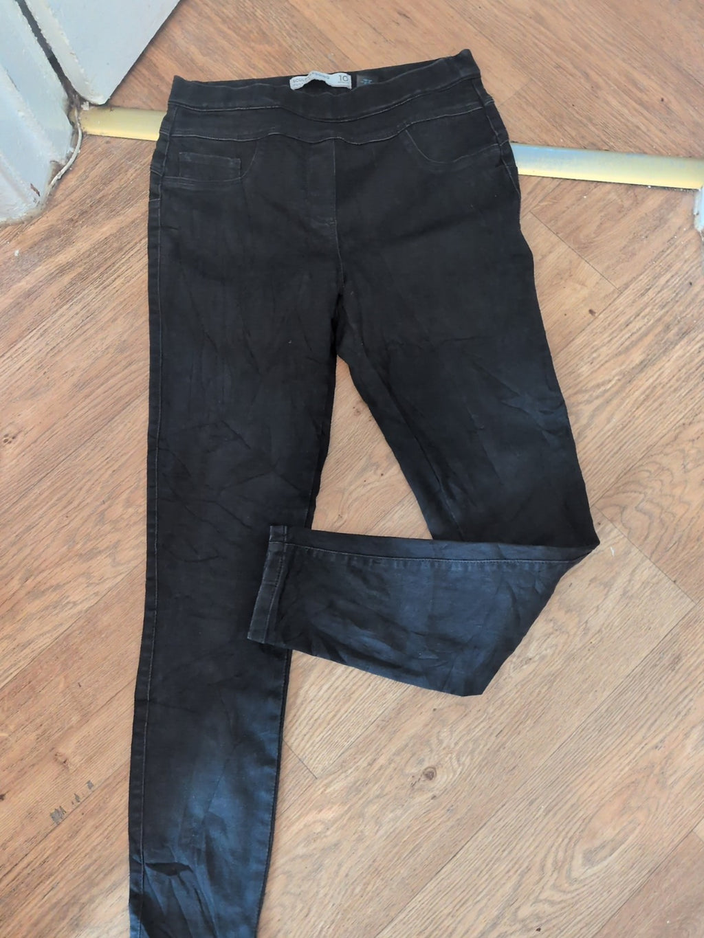 Next 10 Reg Sculpt Pull On Black Jegging