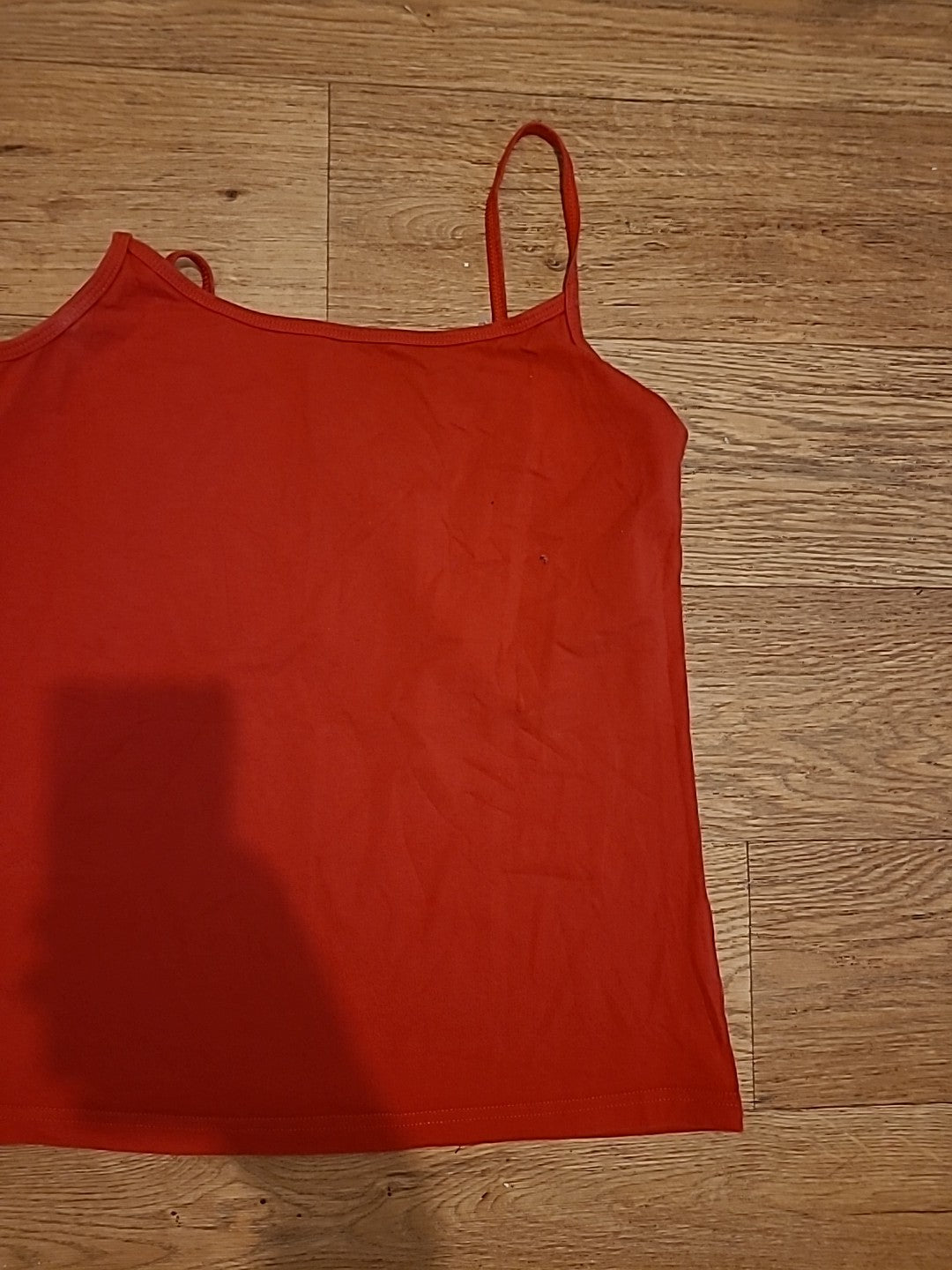 Ladies Papaya Size 14 Red Sleeveless Cami Top