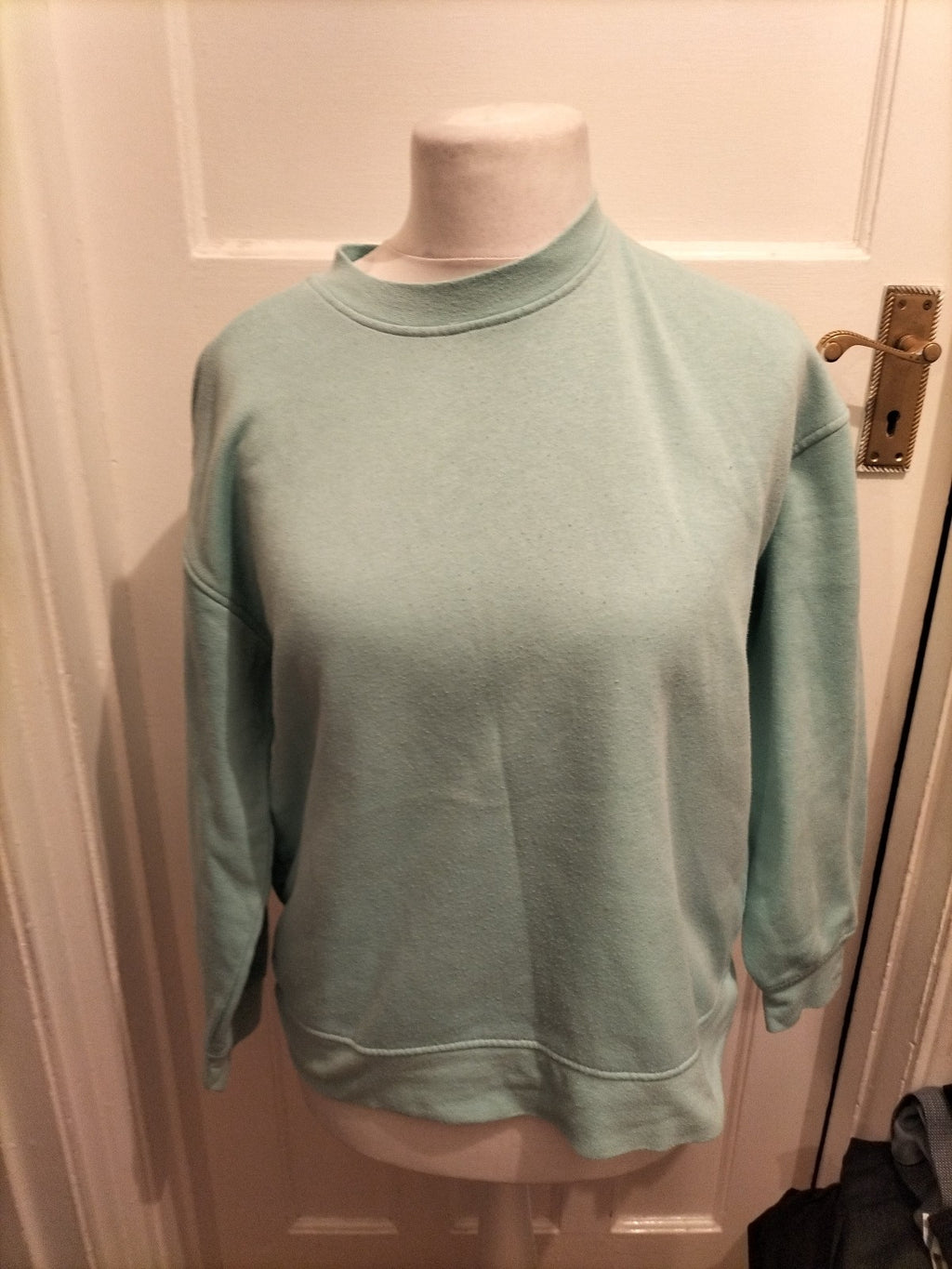 Ladies Primark Size Small 10-12 Aqua Long Sleeve Jumper
