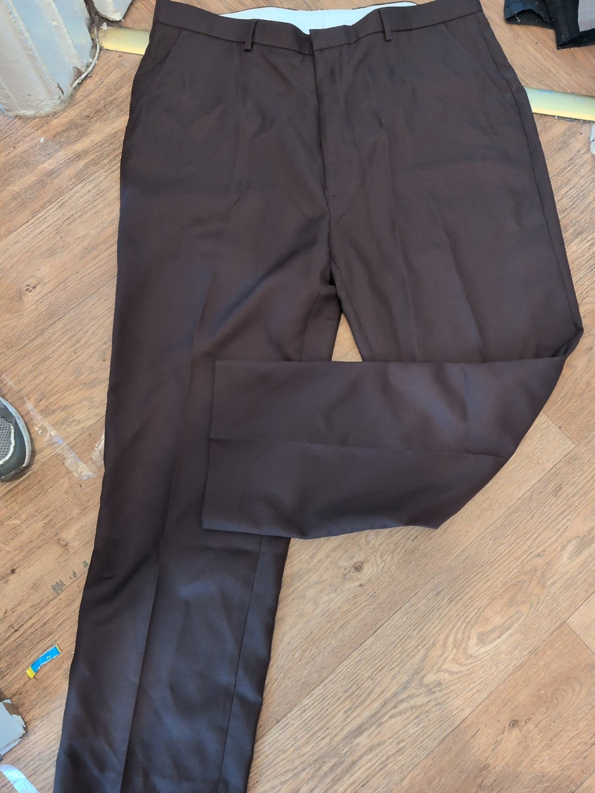 Chums 38/31 Brown Smart Trousers