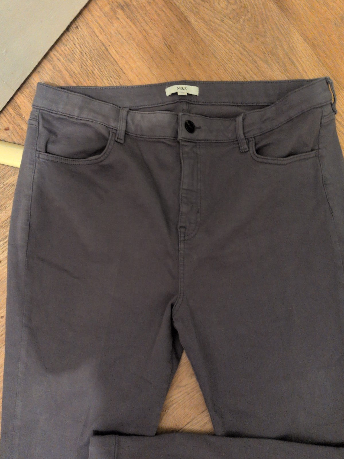 Ladies Marks And Spencer Size 20 Short Nightshade Straight Jeans