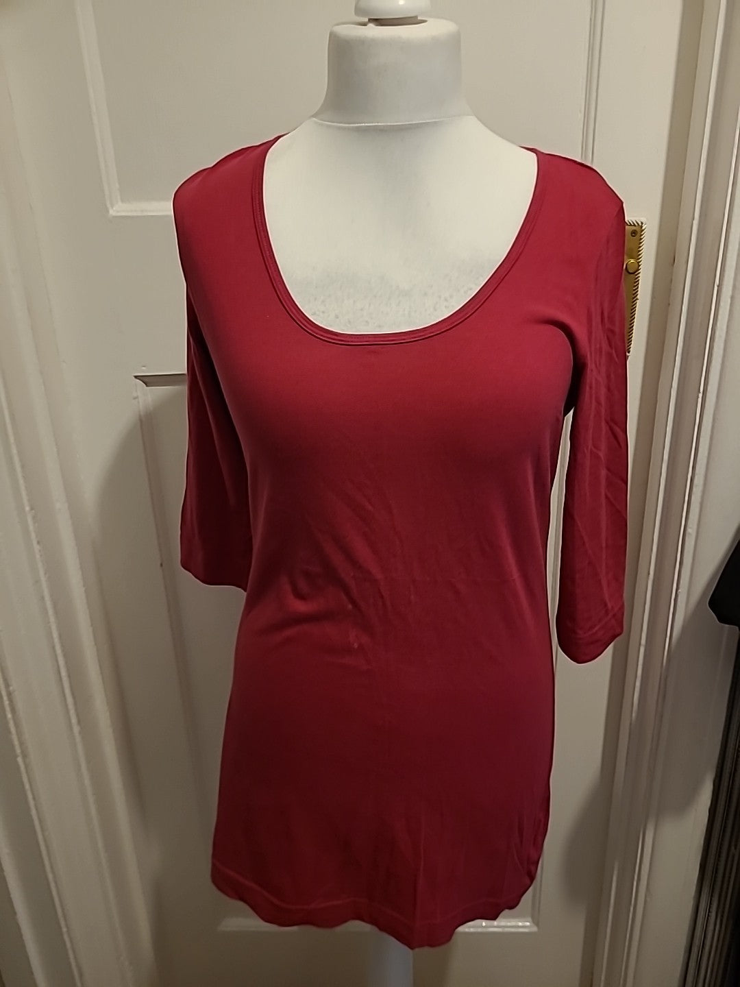 Ladies Esmara Size Large Red Long Sleeve Blouse