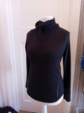 Crivit 10/12 Long Sleeve Black Roll Neck T-shirt