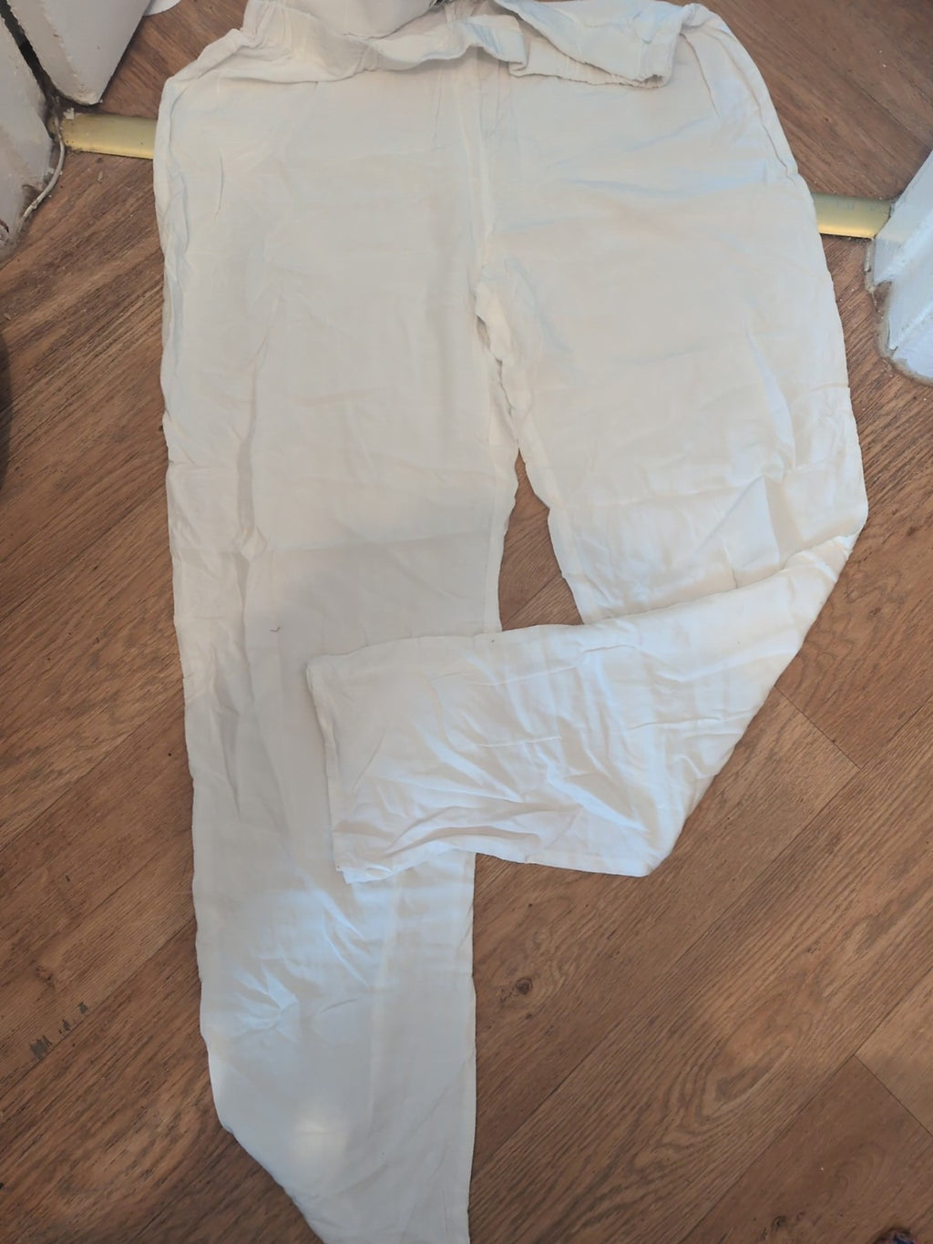 Marina Rinaldi 25 White Elasticated Trousers