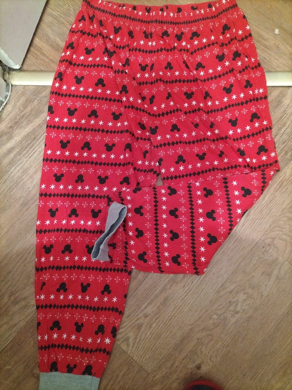 Extra Large Red Micky Mouse Pyjama Bottoms