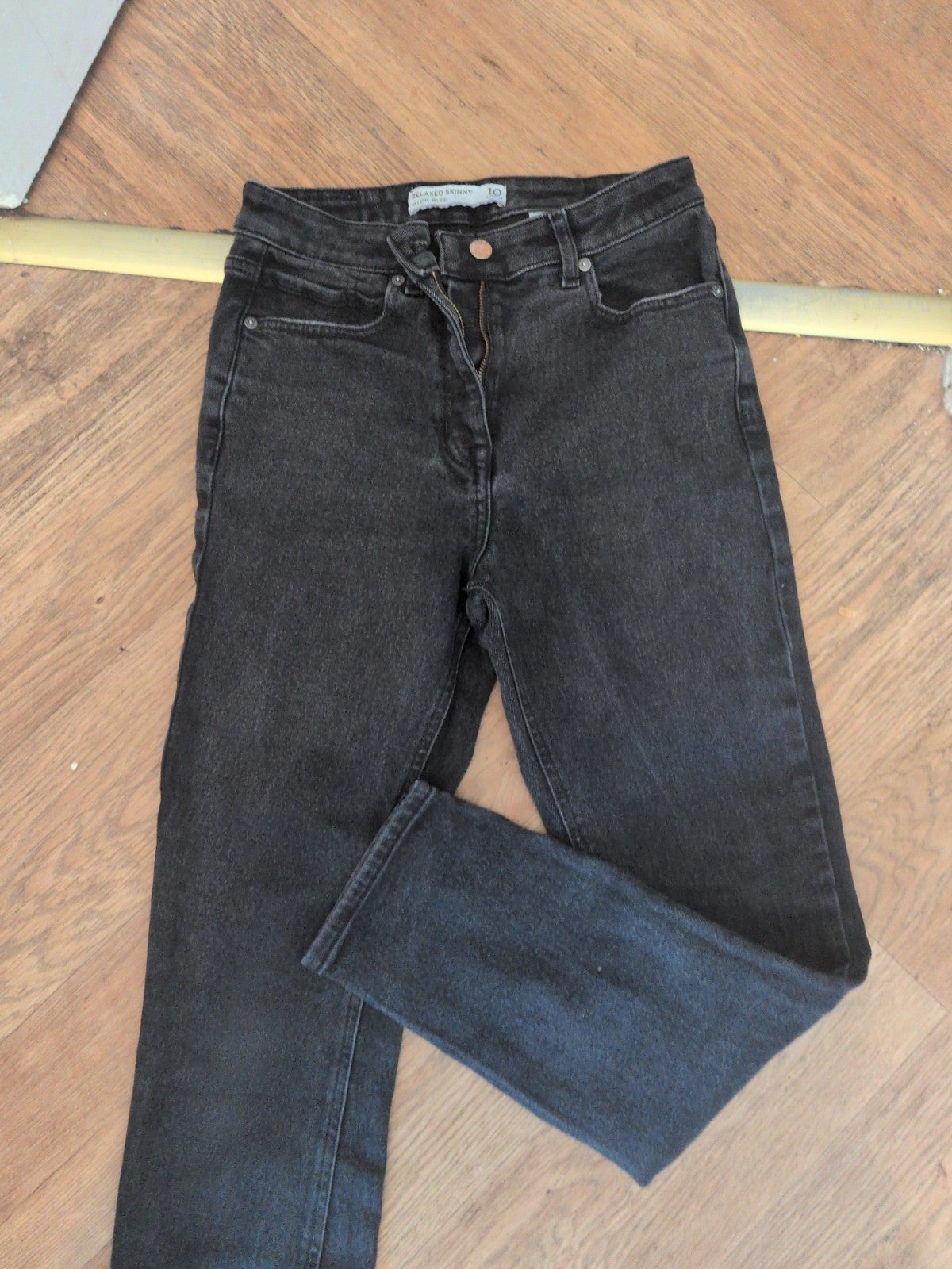 Ladies Next Size 10R Relaxed Skinny High Rise Jeans