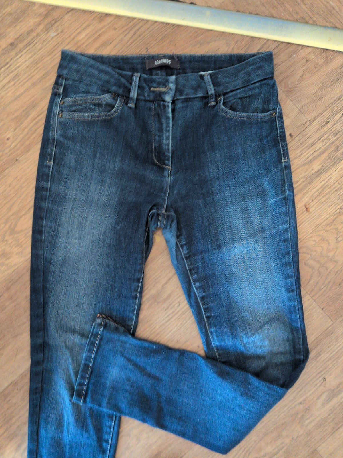 Ladies Marks And Spencers 10 Medium Zip Ankle Jegging