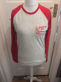 Superdry Medium Stone And Red Long Sleeve T-shirt
