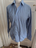 Next 15.5R Blue Early Iron Long Sleeve Shirt