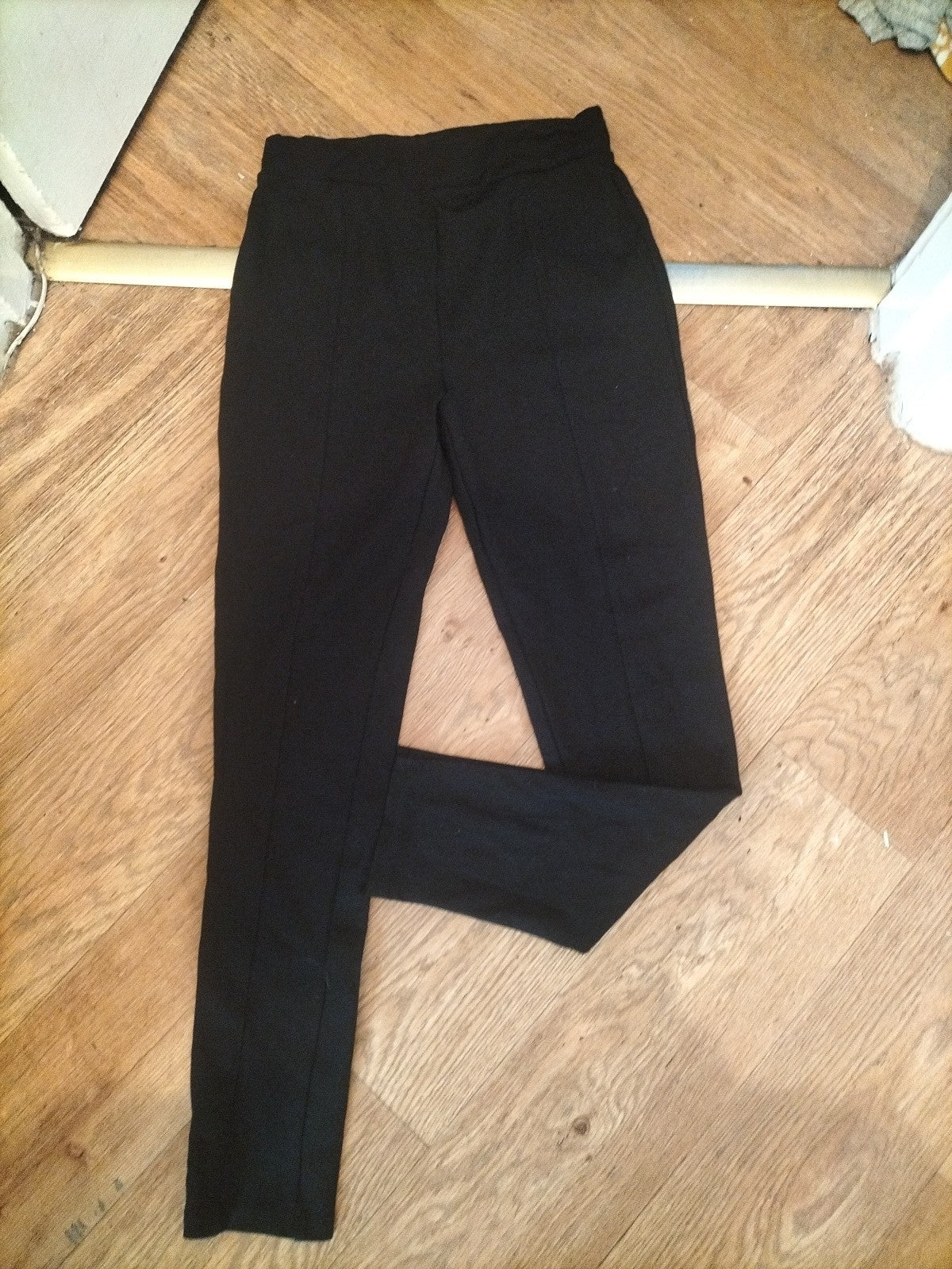 Ladies Dorothy Perkins Size 10 Black Stretch Trousers/Leggings